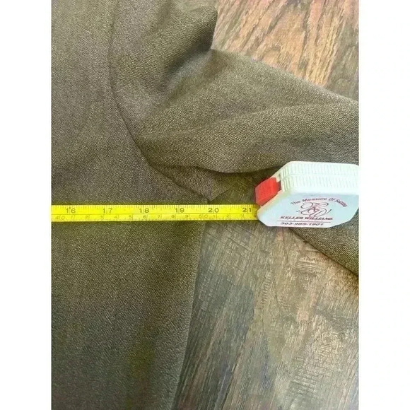 Talbots Vintage Classic Women’ s sz 8 100% Woolmark Tan Blazer Suit‎ Jacket - Picture 9 of 13